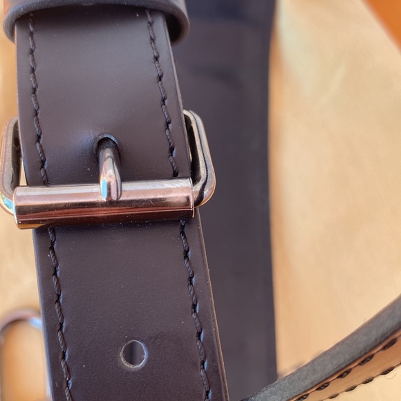 NWOT Louis Vuitton Shoulder Strap Black. Graphite Silver Hardware - Picture 5 of 9